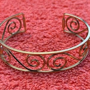 Vintage Krementz Goldtone Cuff Bracelet